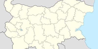 Karta över Bulgarien karta vektor